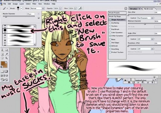 Tutorial coloreado Photoshop Wyldflowa